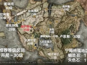 艾尔登法环全地图等级详解：探索各区域挑战等级推荐攻略