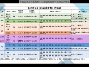 龙之谷手游战友商店深度解析：探索战友商店特色物品及优选购买攻略