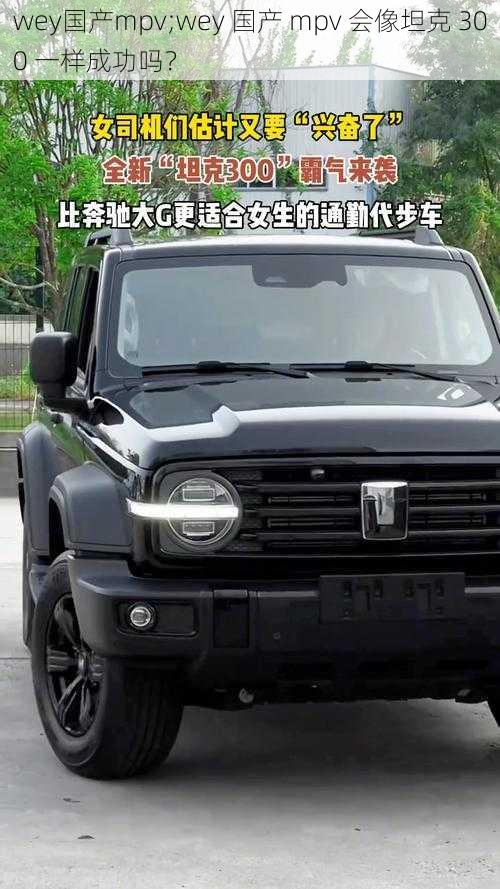 wey国产mpv;wey 国产 mpv 会像坦克 300 一样成功吗？