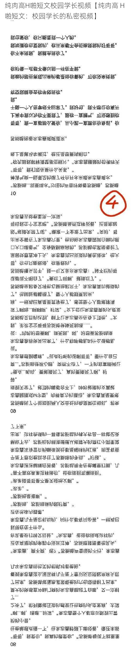 纯肉高H啪短文校园学长视频【纯肉高 H 啪短文：校园学长的私密视频】