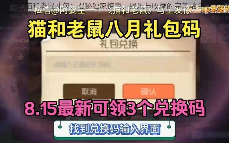 猫和老鼠礼包：揭秘独家惊喜，娱乐与收藏的完美融合