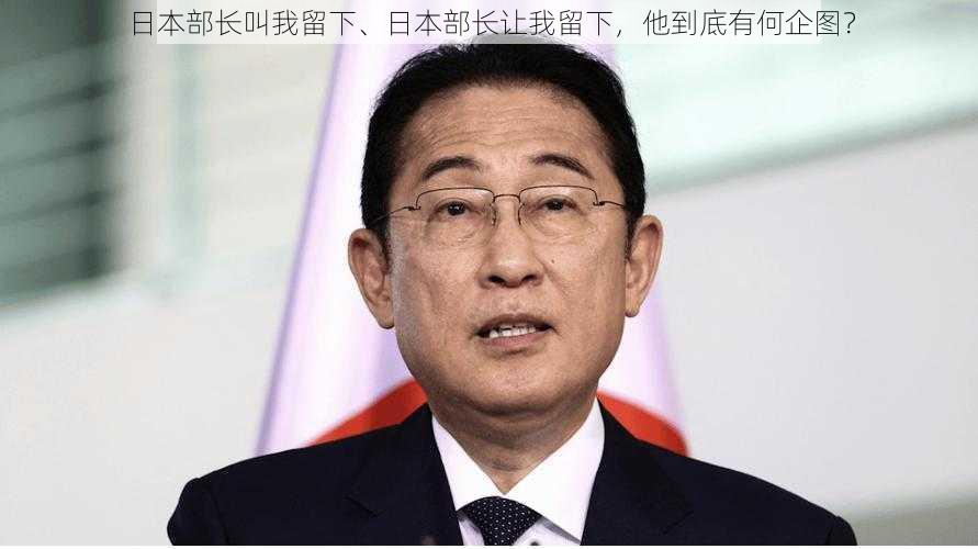 日本部长叫我留下、日本部长让我留下，他到底有何企图？