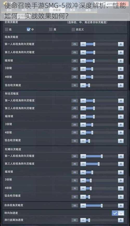 使命召唤手游SMG-5微冲深度解析：性能如何，实战效果如何？