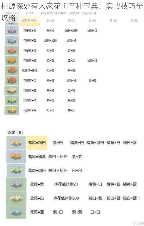 桃源深处有人家花圃育种宝典：实战技巧全攻略