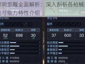 黎明觉醒全面解析：深入剖析各枪械技能与能力特性介绍