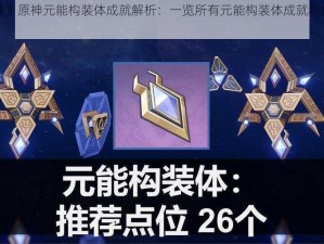 《原神》原神元能构装体成就解析：一览所有元能构装体成就与成就一探》