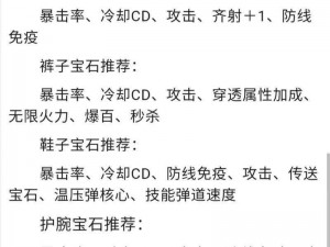 救赎之地战天使宝石攻略：深度解析宝石效果，推荐最佳搭配选择