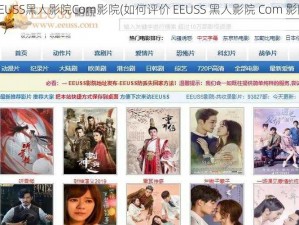 EEUSS黑人影院Com影院(如何评价 EEUSS 黑人影院 Com 影院？)