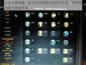 龙之谷手游攻略：新手如何快速升级技巧大全，全面提升角色能力效率方法