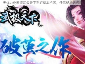 无体力也霸道武极天下手游副本扫荡，任你畅刷无极限