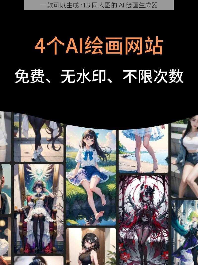 一款可以生成 r18 同人图的 AI 绘画生成器