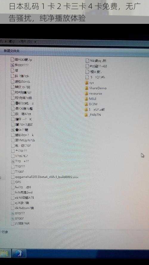 日本乱码 1 卡 2 卡三卡 4 卡免费，无广告骚扰，纯净播放体验