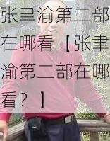 张聿渝第二部在哪看【张聿渝第二部在哪看？】