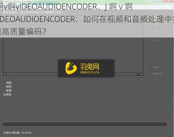 J啊v啊vIDEOAUDIOENCODER、J 啊 v 啊 vIDEOAUDIOENCODER：如何在视频和音频处理中实现高质量编码？