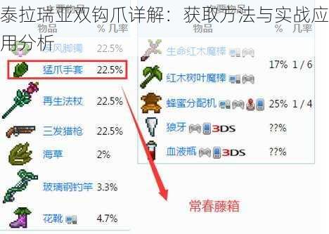 泰拉瑞亚双钩爪详解：获取方法与实战应用分析