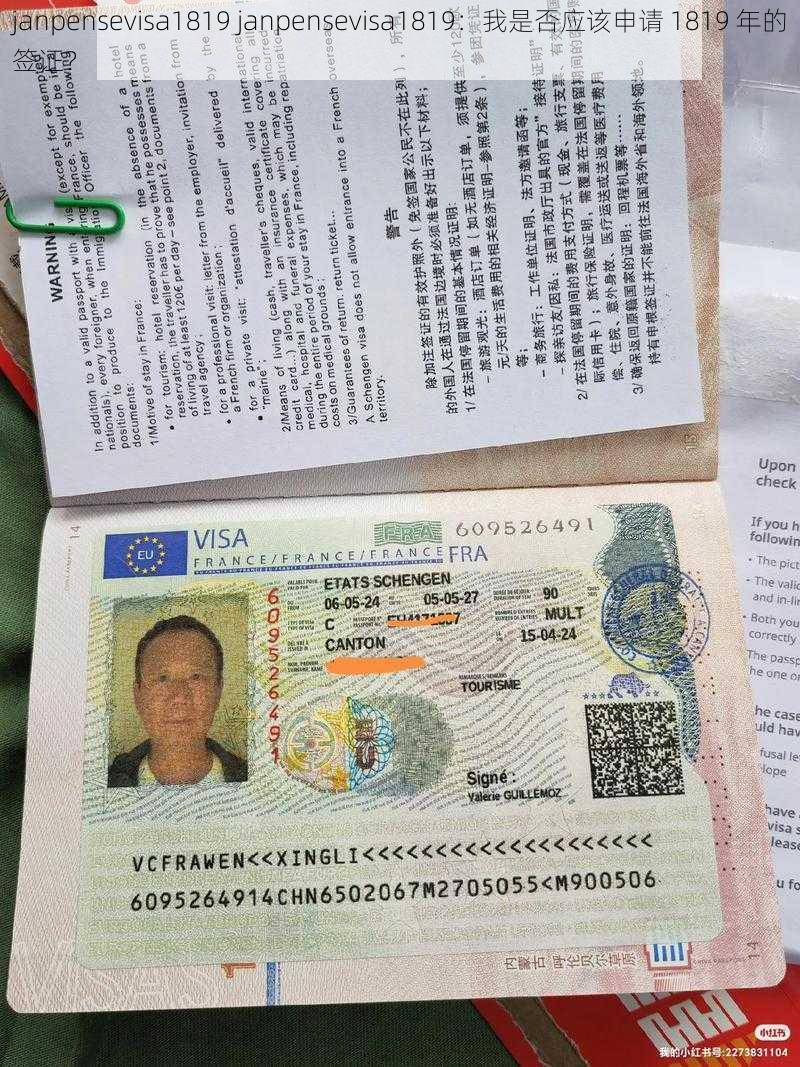 janpensevisa1819 janpensevisa1819：我是否应该申请 1819 年的签证？