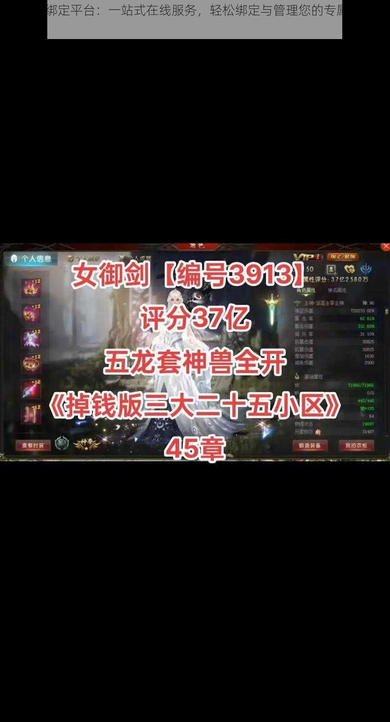 魔域VIP绑定平台：一站式在线服务，轻松绑定与管理您的专属账号权益