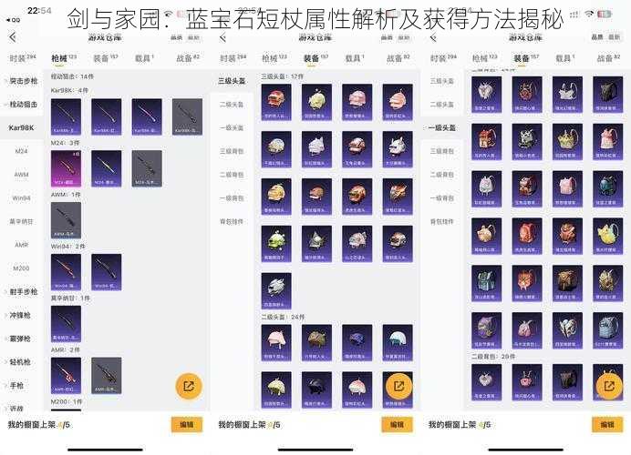 剑与家园：蓝宝石短杖属性解析及获得方法揭秘